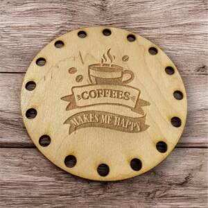 Hobby alátét Coffee feliratos